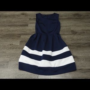 Adorable Navy Pocketed Sailor dress